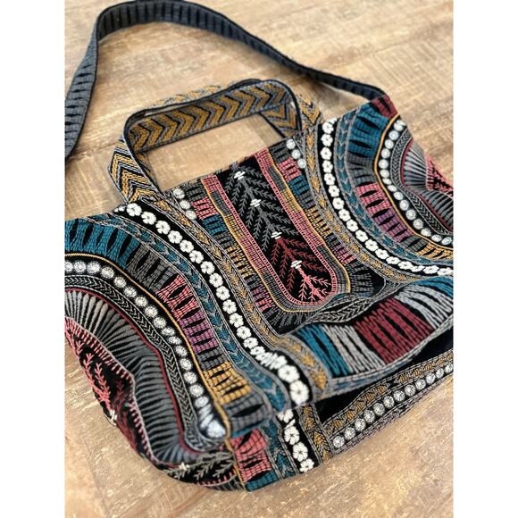 Johnny Was Gaia Velveteen Tote Bag - Picture 5 of 12